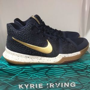 Kyrie 3 Obsidian/Metallic Gold Obsidienne